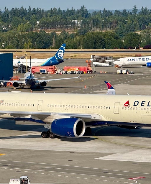 Delta plane in Seattle